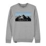 PEATY'S PUBWEAR CREW BLUZA - 3 PEAKS SUNRISE / HEATHER GREY (PPW-24-CRW-3PS-GRY) M