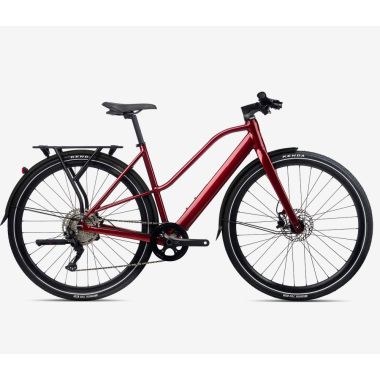 Orbea rower elektryczny  VIBE MID H30 EQ M Metallic Dark Burgundy Red