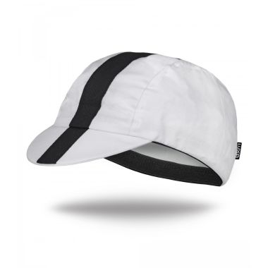 Luxa - Czapeczka Kolarska Classic Stripe White