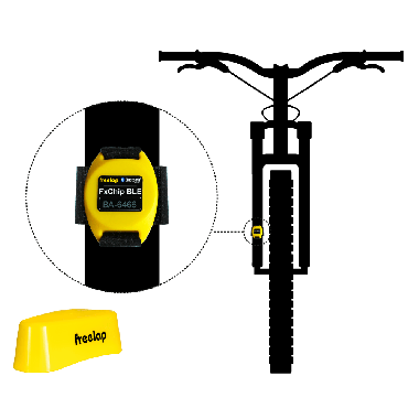 Freelap FxChip BLE - transponder systemu pomiaru czasu