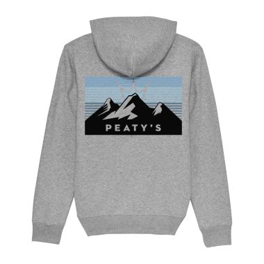 PEATY'S PUBWEAR CREW BLUZA - 3 PEAKS SUNRISE / HEATHER GREY (PPW-24-HDY-3PS-GRY) XL