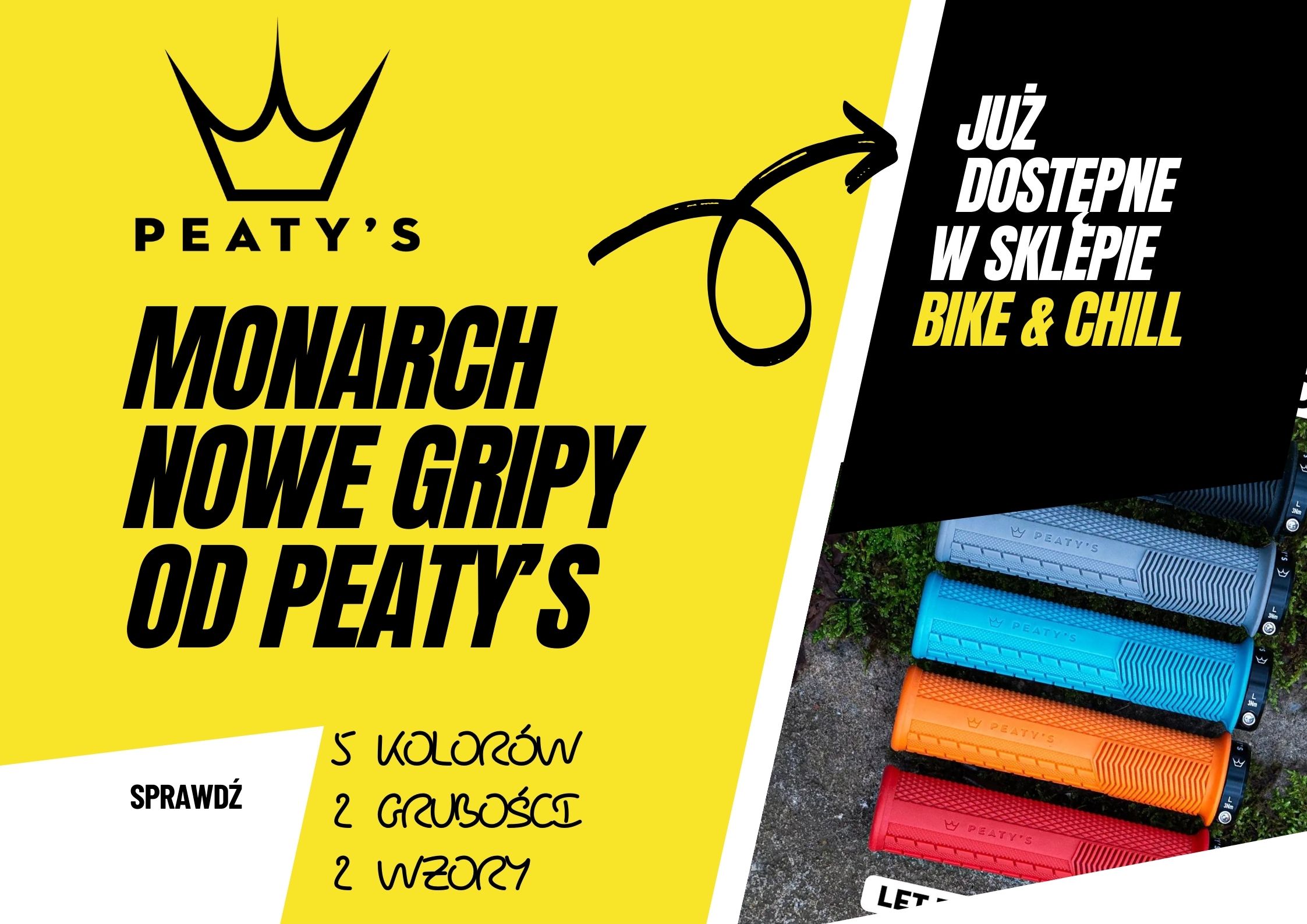 Nowe gripy MTB od Peaty's: Monarch - wykute przez lata doświadczeń zjazdowych